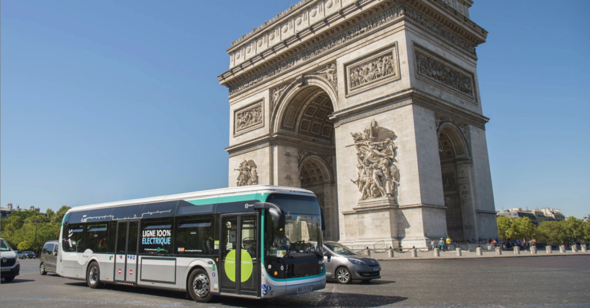 Ligne 341 RATP bus électrique Bolloré