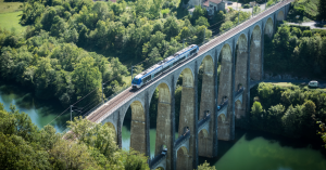 TER Auvergne-Rhône-Alpes Viaduc de Cize-Bollozon