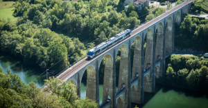 TER Auvergne-Rhône-Alpes Viaduc de Cize-Bollozon