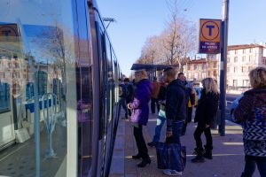 Voyageurs tramway Toulouse