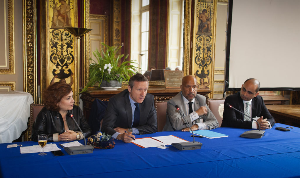 Conférence Sûreté 
Céline Sibert, Stéphane Gouaud, Alain Zabulon et Stéphan Budillon