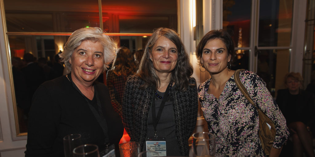 Patricia Bastard (Yellow Window), Marianne Sénéchal (Egis Rail) et Audrey	Bacqueroet (Bouygues Travaux Publics).