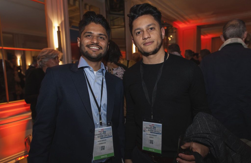 Saheb Kapoor (Webreathe) et Nasredine Chenoufi (Wenius).