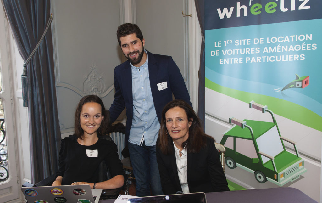 Charlotte de Vilmorin et Kévin Molinari, Wheeliz, avec Marie-Emmanuelle Huillo, Transdev.