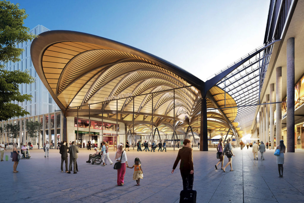 Gare HS2 d'Euston (Londres)