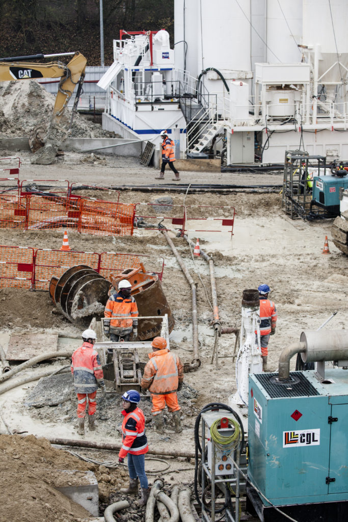 Chantier de l’avant gare de Noisy – Champs