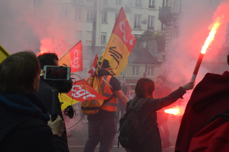 Manifestation syndicat CGT