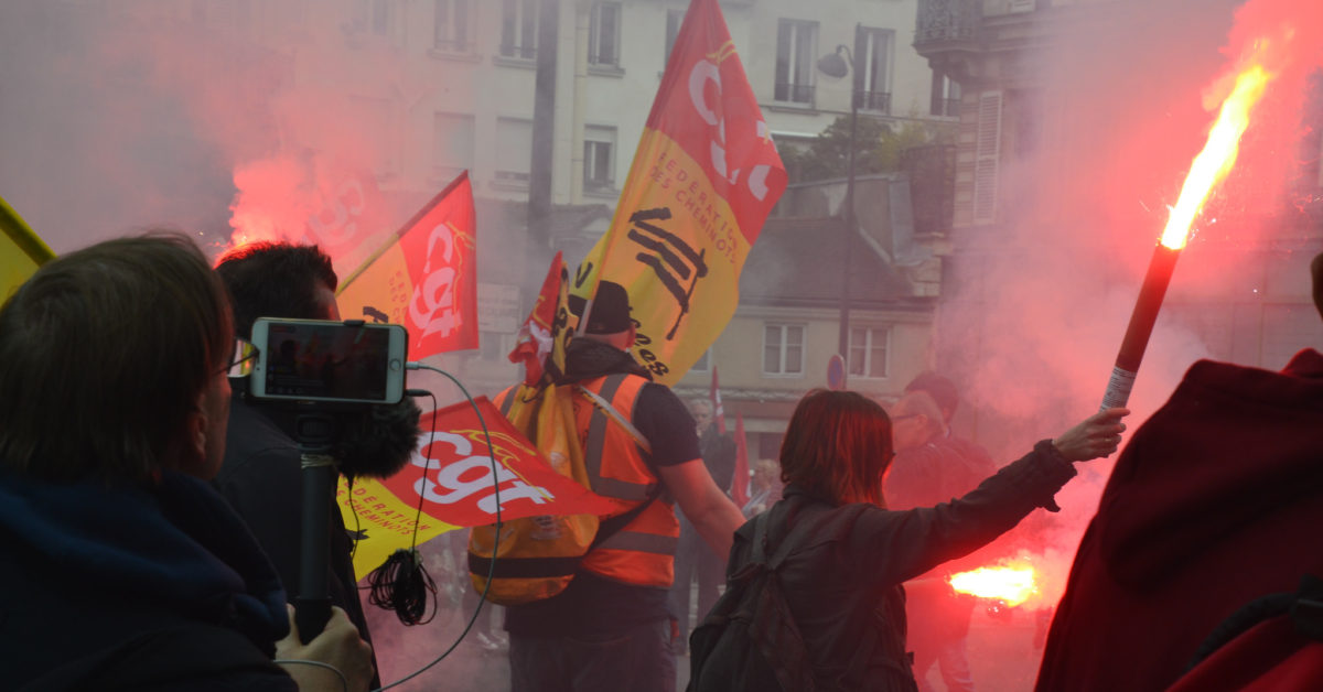 Manifestation syndicat CGT
