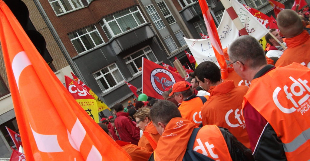 Syndicat CFDT 
Attention grève à Bruxelles en 2010