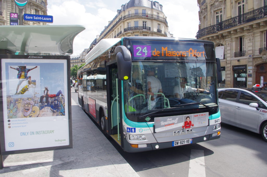 RATP bus biogaz