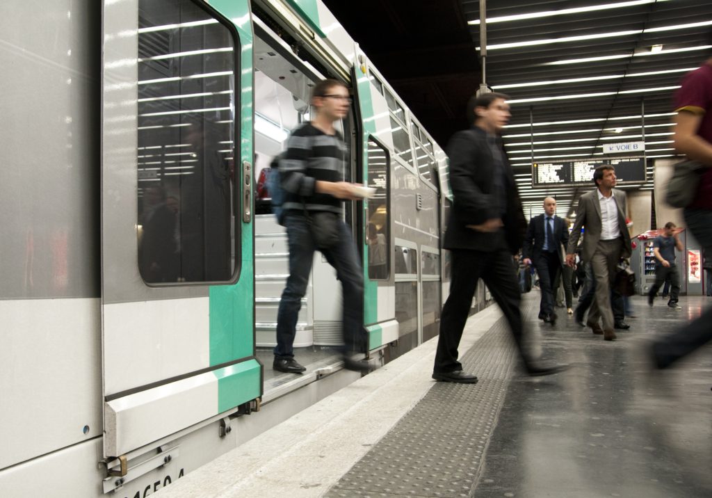 Usagers sur le RER A