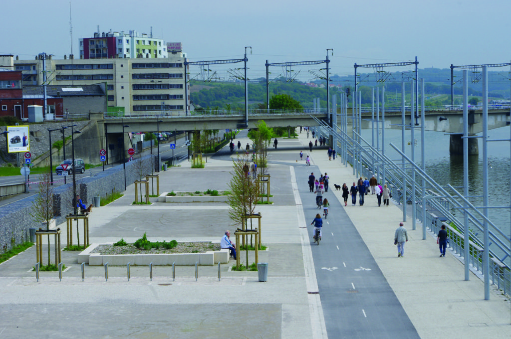 Aménagements de voies cyclables à Boulogne-sur-mer.