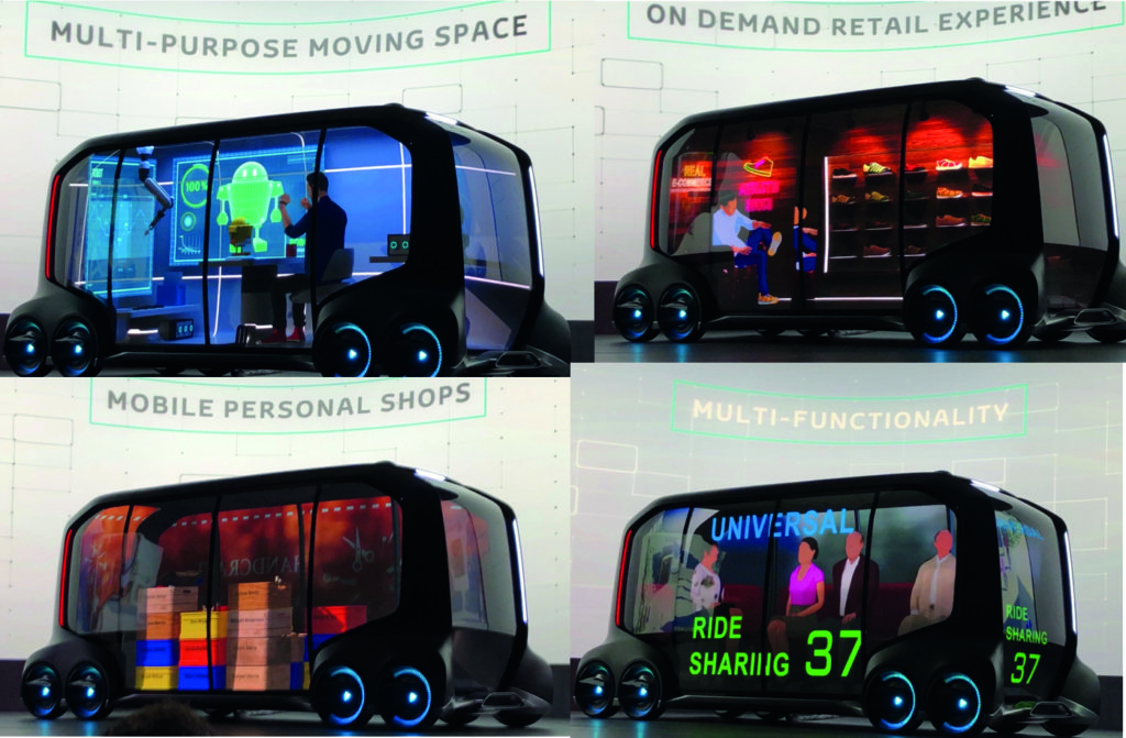 Toyota véhicule autonome e-pallette