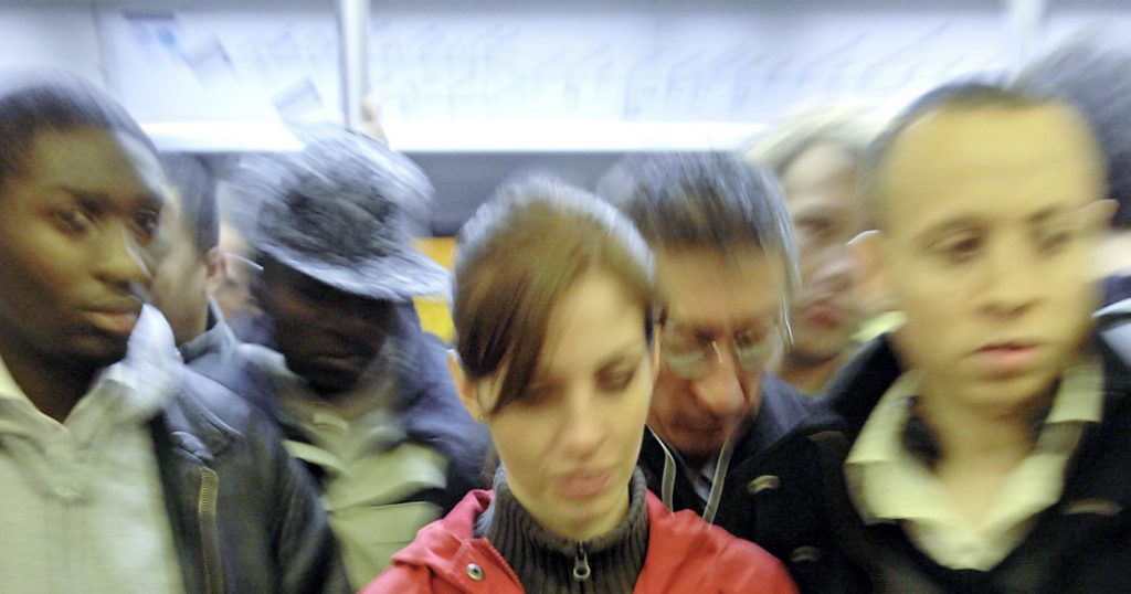 (c) Gilles Aligon Ratp
AFFLUENCE DE VOYAGEURS SUR LA LIGNE 13