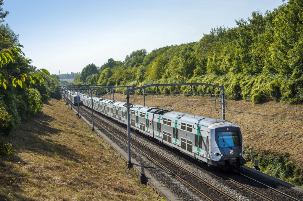 RAME MI09 EN CIRCULATION SUR LA LIGNE A DU RER