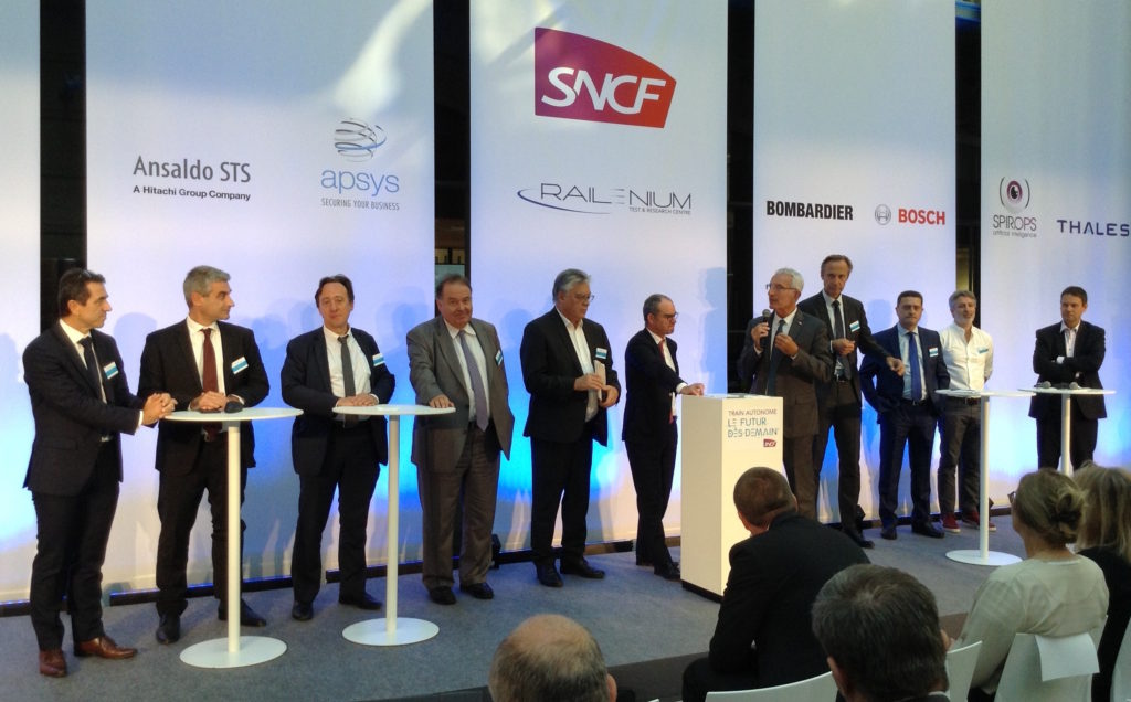 Annonce consortiums sur  le train autonome