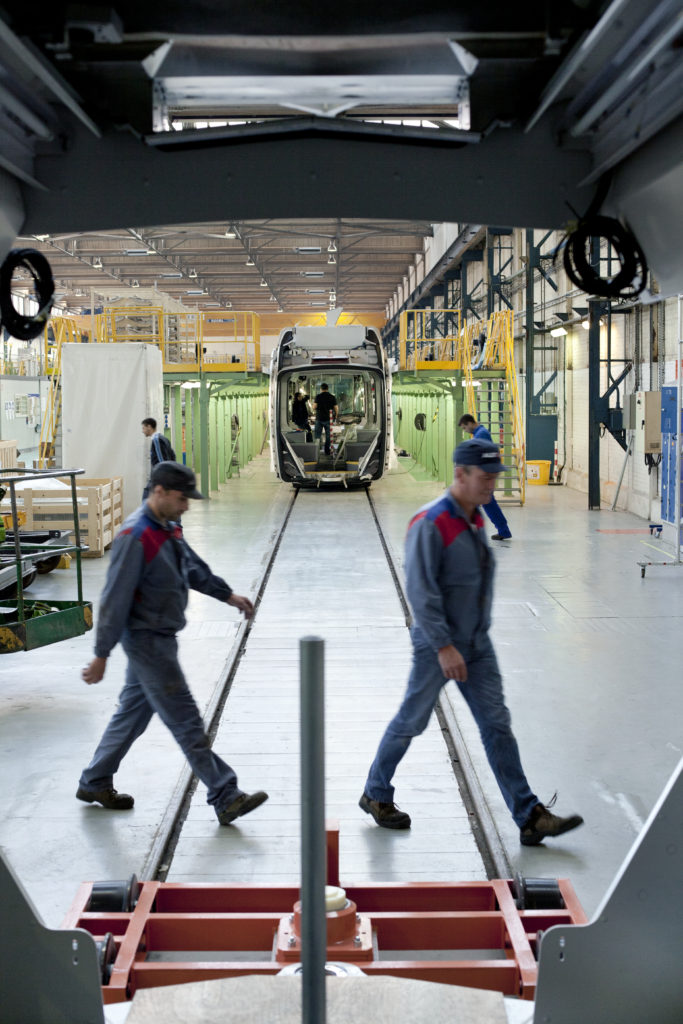 Site de Reichshoffen chaine de construction