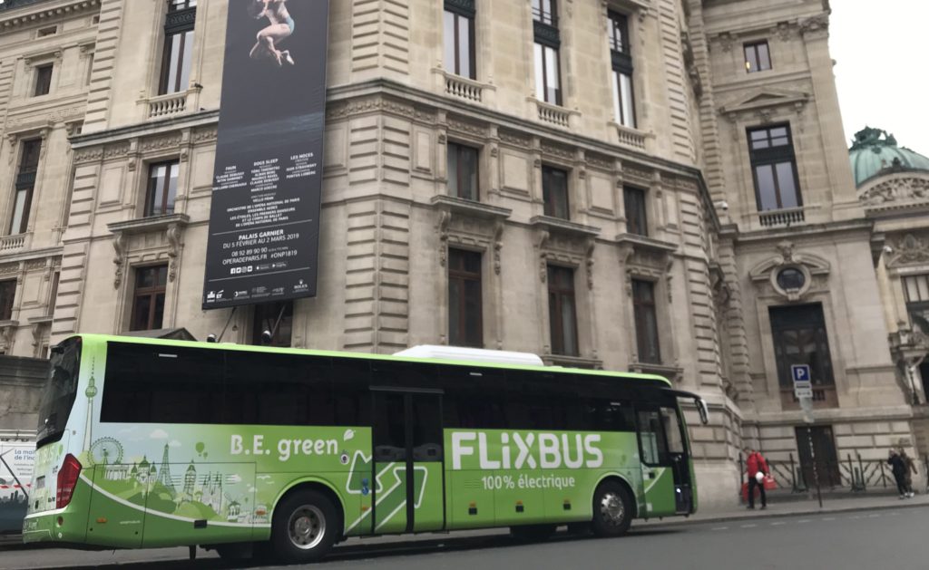 autocar électrique FlixBus (Be green)