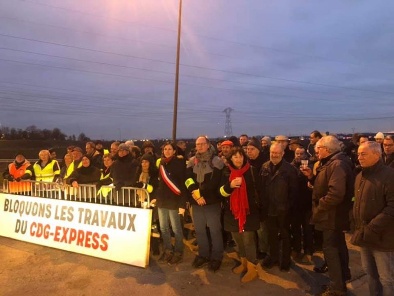 manif CDG Express