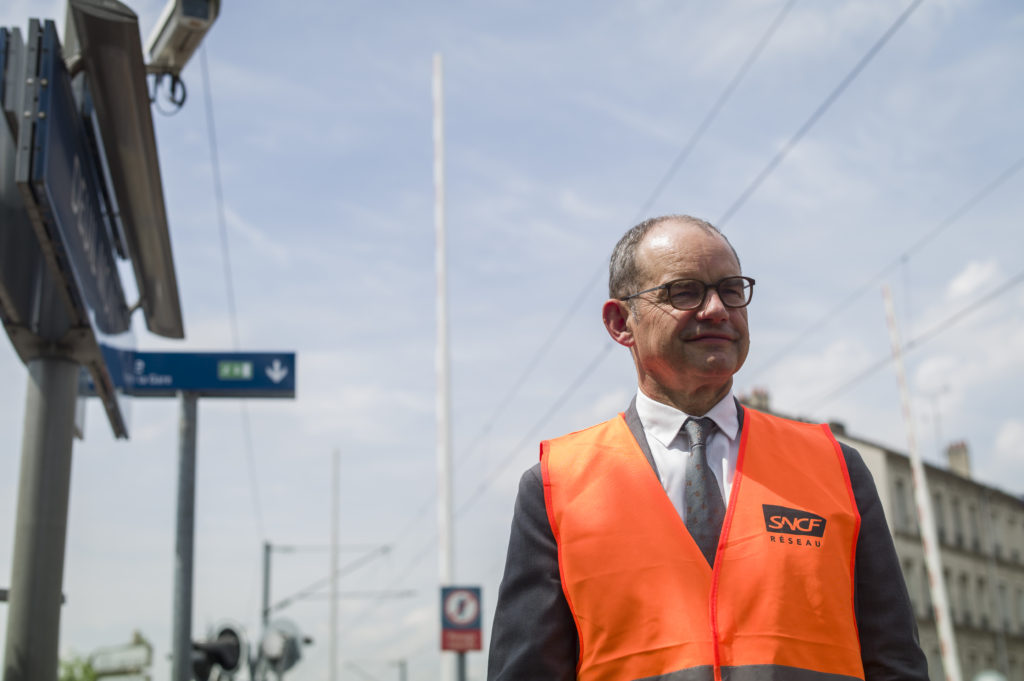 Patrick Jeantet_PDG SNCF ReseauLancement de la journee nationale de securite routiere aux passages a niveau en presence de Patrick Jeantet, PDG de SNCF Reseau