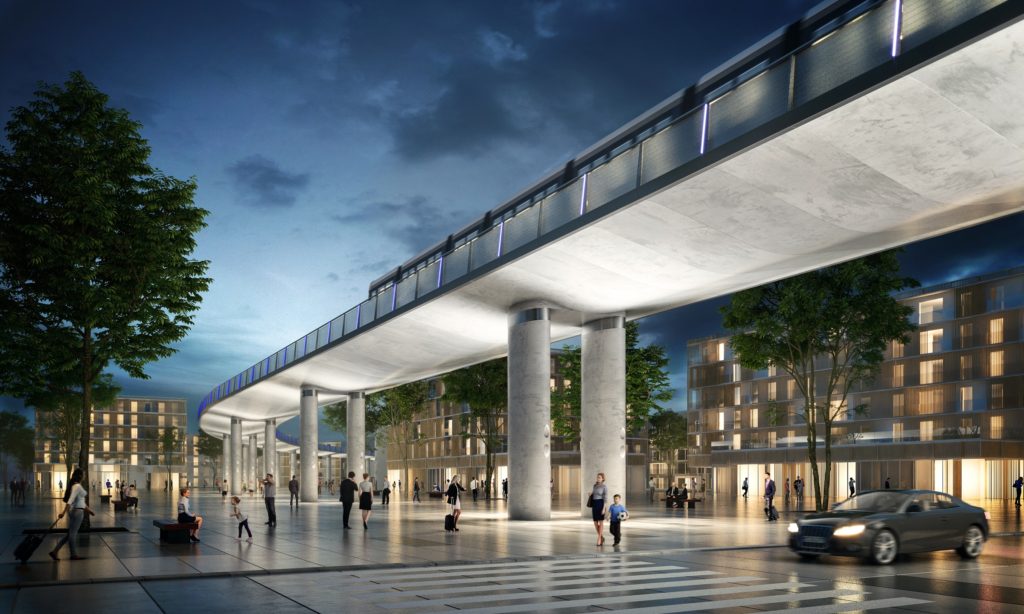 Viaduc ligne 18 GPE SGP