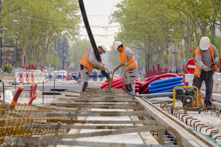 travaux tramway T6 Lyon