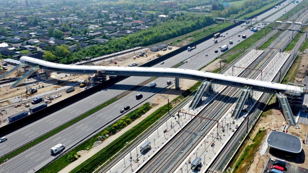 La gare de Køge Nord, sur la ligne nouvelle de Copenhague à
Ringsted.
Crédit : Banedanmark