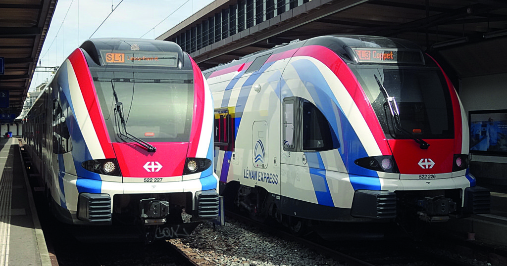 stadler flirt leman express cornavin c mhm55