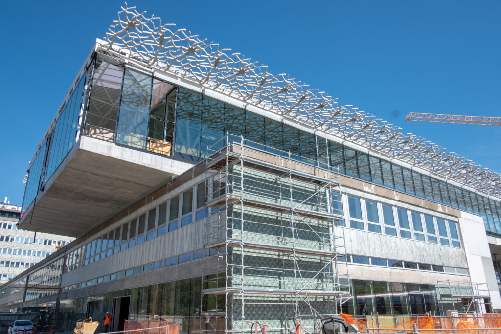 La futur passerelle de la gare Nord et Sud
Architecte Rudy Ricciotti