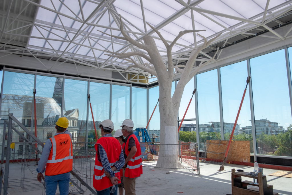 La futur passerelle de la gare Nord et Sud
Architecte Rudy Ricciotti