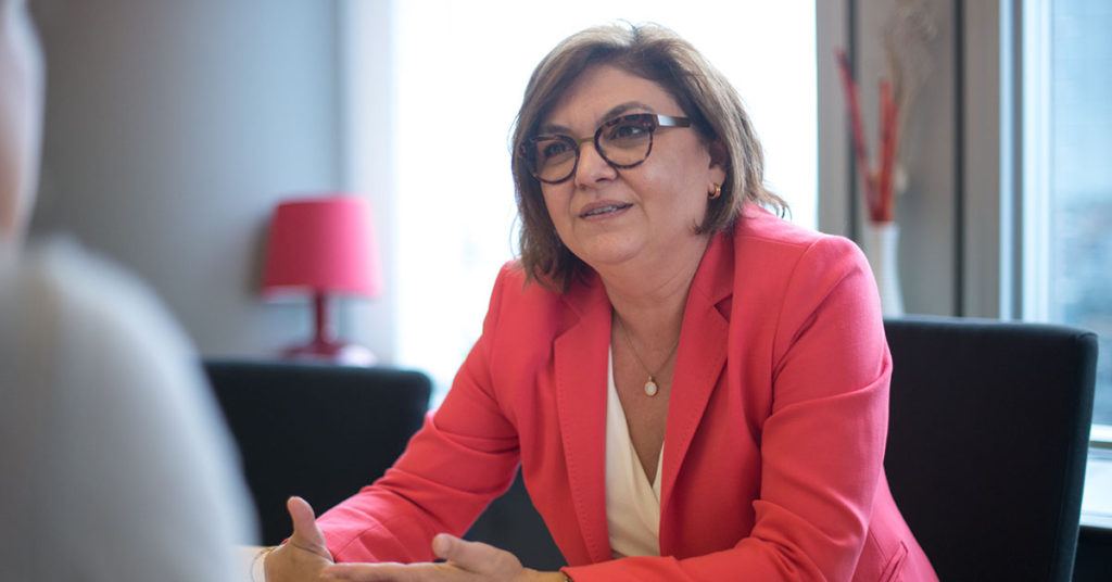 Adina-Ioana Vălean, la commissaire européenne chargée des Transports.