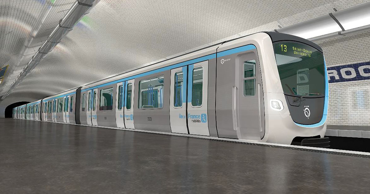 Metro Paris rames MF19