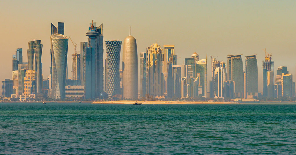 Ville de Doha.