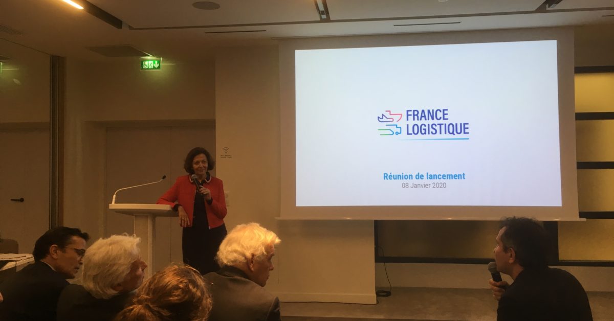 Anne-Marie Idrac lors du lancement de France Logistique le 8 janvier 2020