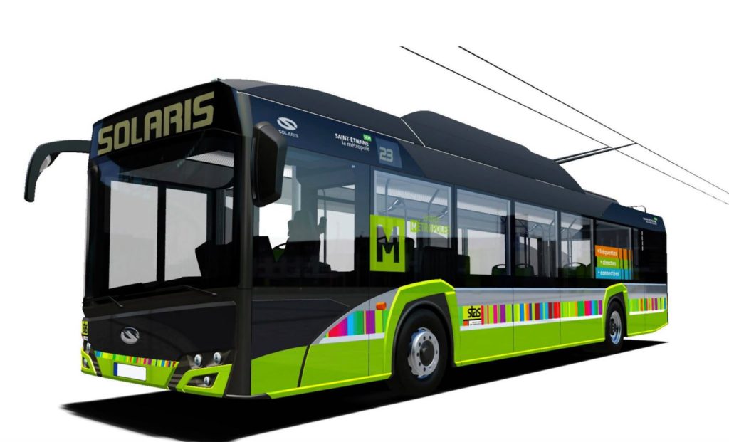 Saint-Etienne s'apprête à mettre en service ses premiers trolleybus IMC 6 Trolleybus IMC Solaris de Saint-Etienne