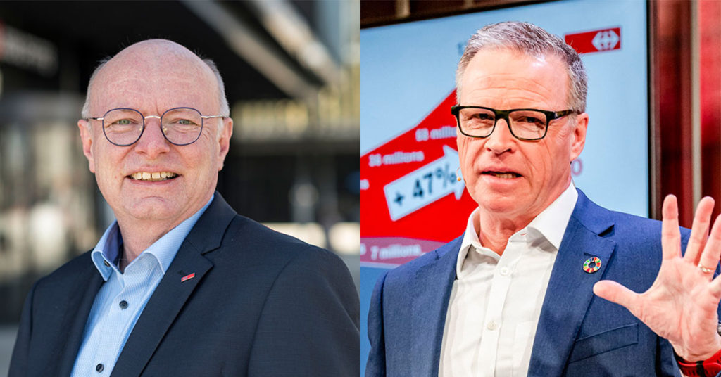 De gauche à droite : Vincent Ducrot et Andres Meyer.