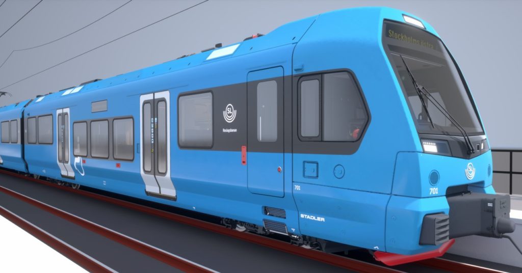 Transdev remporte 1,2 milliard d'euros de contrats dans la région de Stockholm 4 Future rame Stadler X15p pour Roslagsbanan
