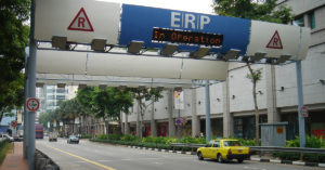peage ERP Singapour