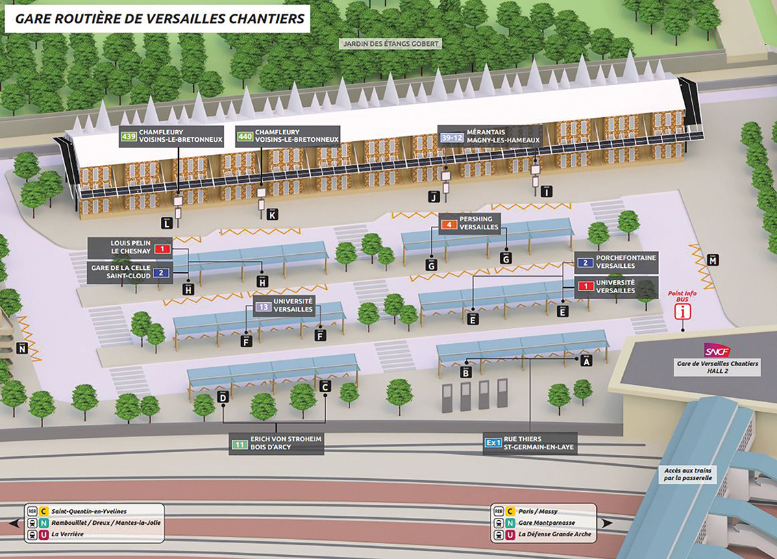 Gare routière Versailles Chantier