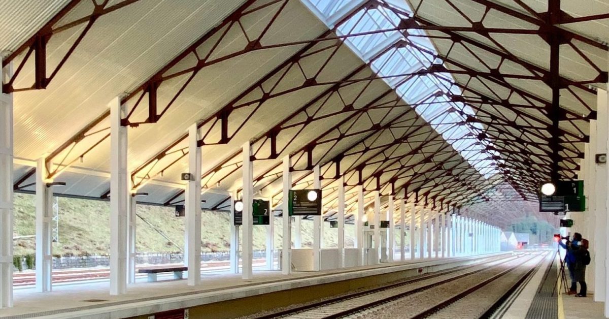 Nouvelle gare de Canfranc inaugurée le 15 avril 2021