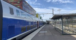 TGV en gare de Perpignan en 2021
