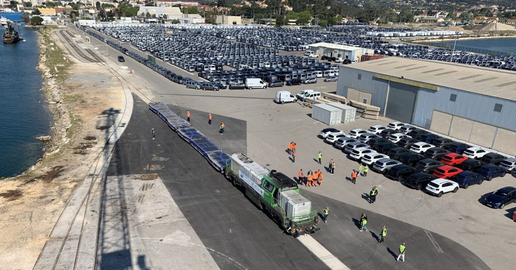 Train test port de Toulon