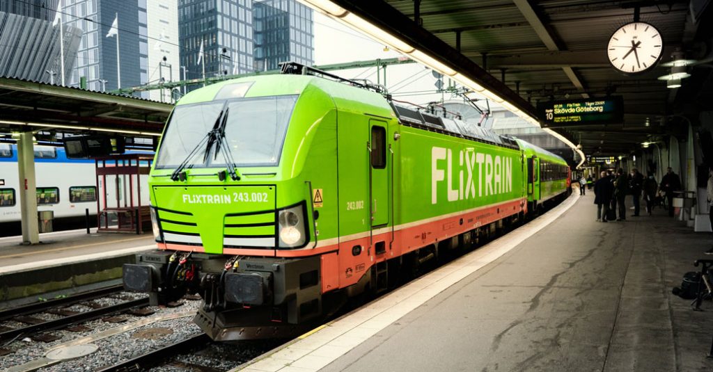 FlixTrain se lance en Suède... et annonce une relation de nuit en Allemagne 7 Train Fixtrain Stockholm Suède