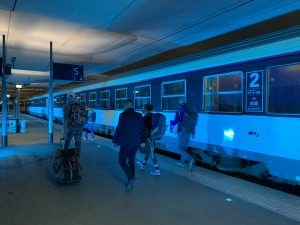 gare de Paris Austerlitz, le 20 mai 2021, relance du Paris-Nice de nuit