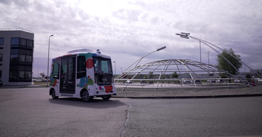 Deux navettes autonomes en démonstration sur un site d’ArianeGroup 9 navetty 3@pepper box banse anthony
