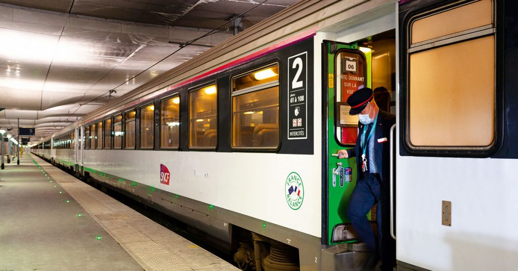 Train de nuit paris Nice