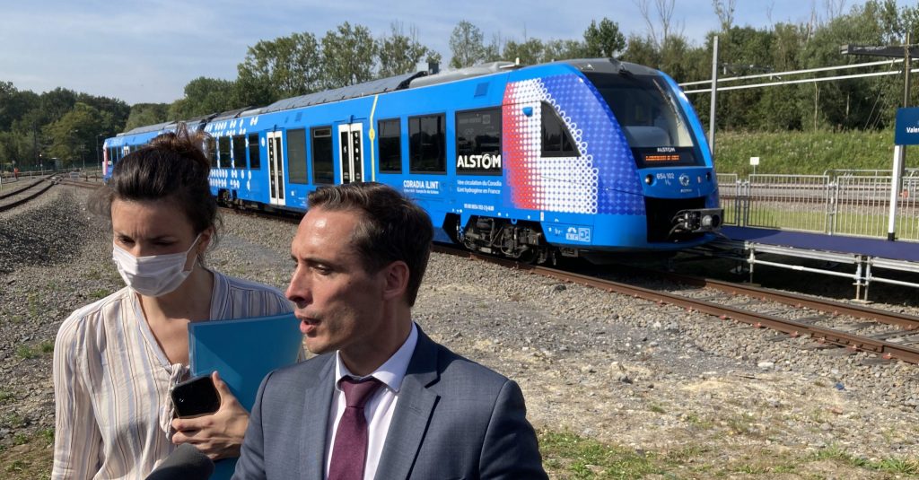 Pour la première fois, un train à hydrogène roule en France 5 Coradia iLint hydrogène CEF Valenciennes