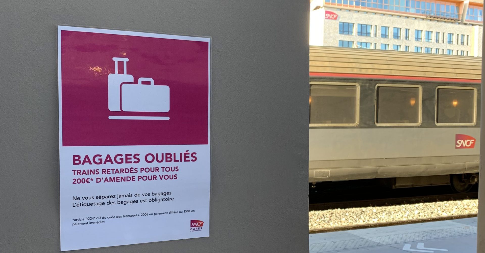 Toutes les nouvelles conditions bagages pour vos trajets en train