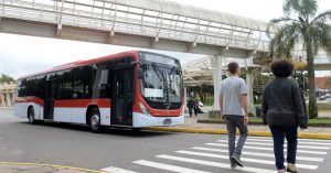 Bus Volvo à Santiago