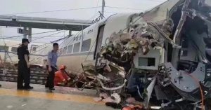 Accident de train en Chine le 4 juin 2022